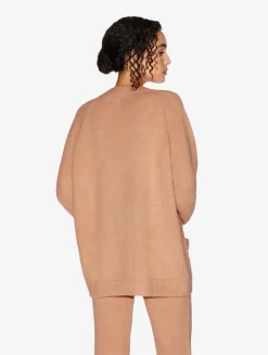 La Perla Alpaca Blend Cardigan In Camel< Loungewear