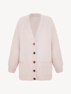 La Perla Alpaca Blend Cardigan In Powder< Loungewear