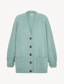 La Perla Alpaca Blend Cardigan In Almond< Loungewear