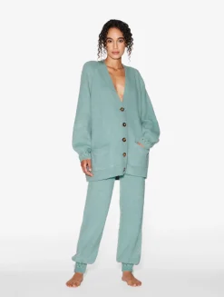 La Perla Alpaca Blend Cardigan In Almond< Loungewear