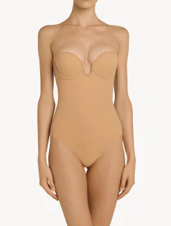 La Perla Amaretto-coloured Underwired Padded U-bra Bodysuit< Bodysuits & Bustiers|Shapewear