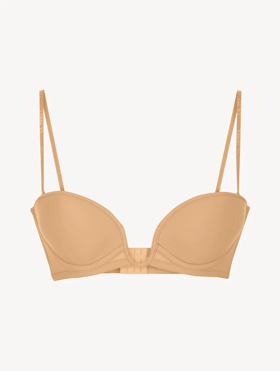 La Perla Amaretto-coloured Underwired Padded Bandeau U-bra< Bandeau|Padded