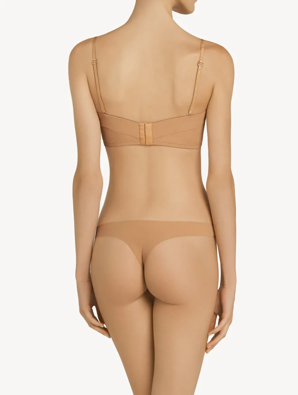 La Perla Amaretto-coloured Underwired Padded Bandeau U-bra< Bandeau|Padded