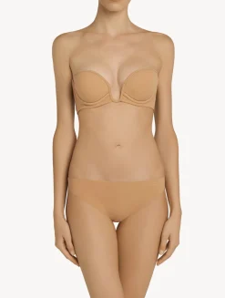 La Perla Amaretto-coloured Underwired Padded Bandeau U-bra< Bandeau|Padded