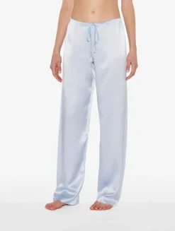 La Perla Azure Silk Pajama Set< Pajamas|Silk Sleepwear