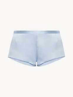 La Perla Azure Silk Pajama Shorts< Pajamas|Sleep Shorts & Trousers