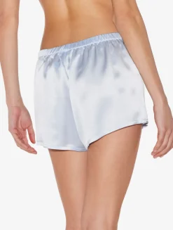 La Perla Azure Silk Pajama Shorts< Pajamas|Sleep Shorts & Trousers