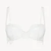 La Perla Balconette Bra With Lace In Natural< Balconette|Underwired