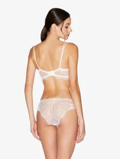 La Perla Balconette Bra With Lace In Natural< Balconette|Underwired