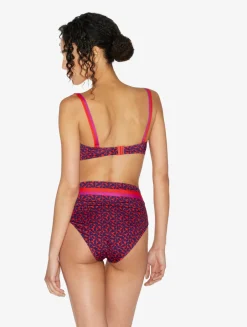 La Perla Bandeau Bikini Top In Red And Blue< Bikinis