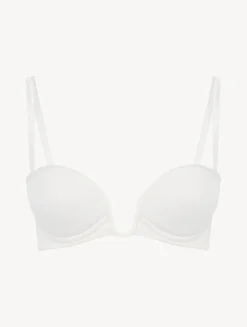 La Perla Bandeau Bra In Lys With Embroidered Tulle< Bandeau|Padded