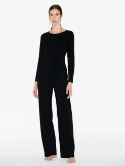 La Perla Cotton Long-sleeved Top< Camisoles|Pajamas