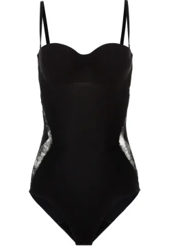 La Perla Lycra Control Fit Body With Chantilly Lace< Bodysuits & Bustiers|Shapewear