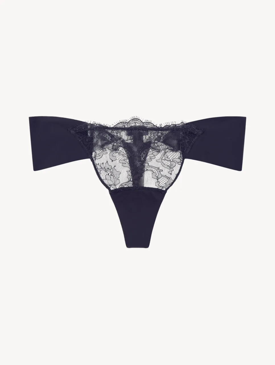 La Perla Lycra Thong With Chantilly Lace< G String & Thong|Shapewear