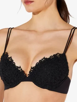 La Perla Push-up Bra With Macramé< Padded|Push-Up
