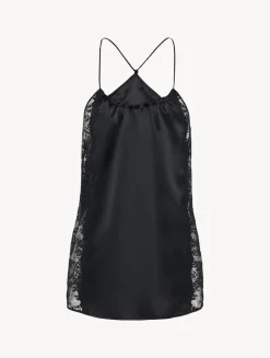 La Perla Silk Halterneck Camisole With Leavers Lace Trim< Camisoles|Pajamas