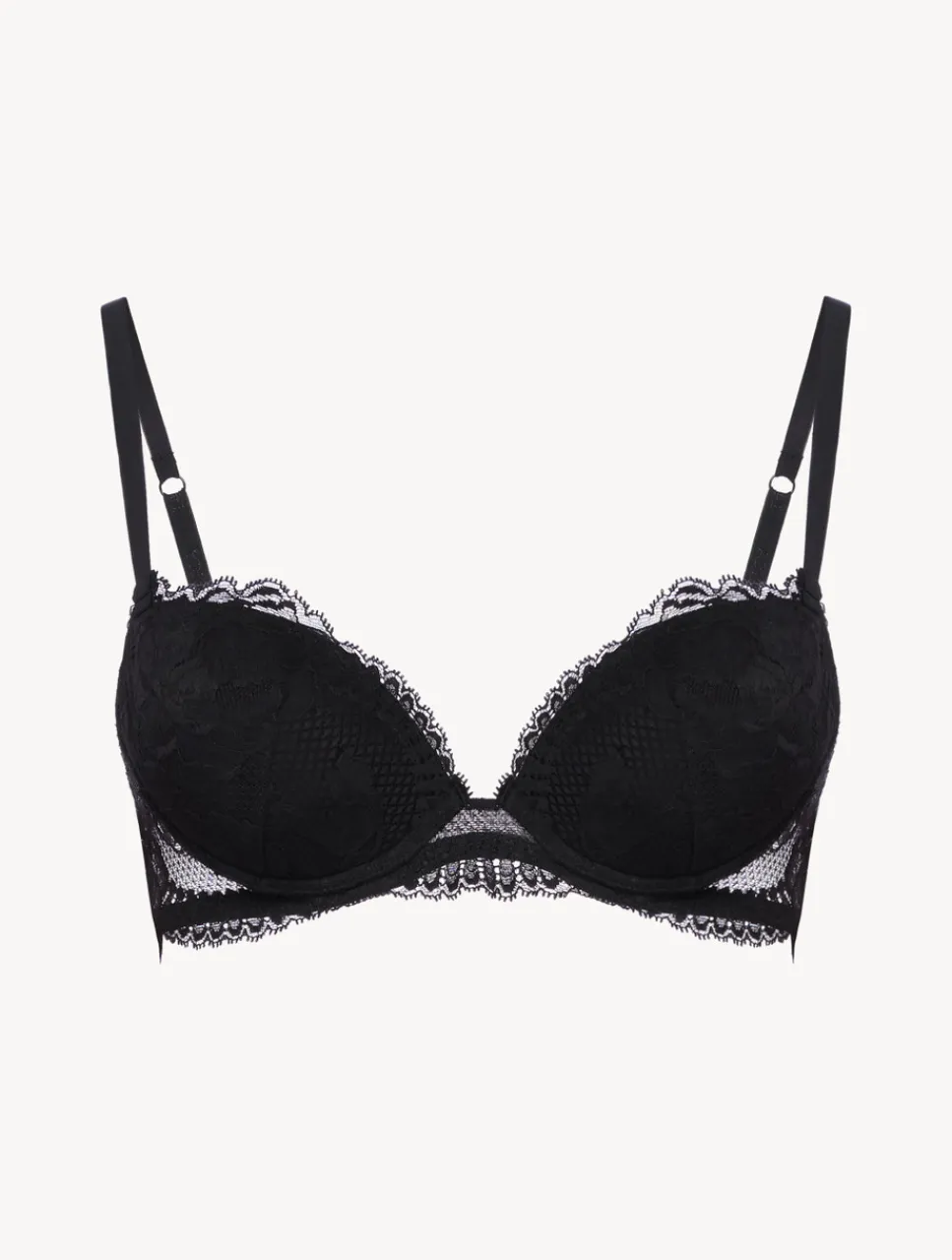 La Perla Stretch Leavers Lace Push-up Bra< Padded|Push-Up