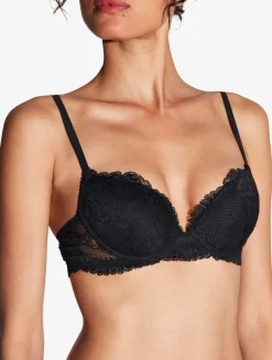 La Perla Stretch Leavers Lace Push-up Bra< Padded|Push-Up