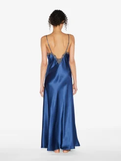 La Perla Long Nightgown With Frastaglio< Slips & Dresses|Silk Sleepwear