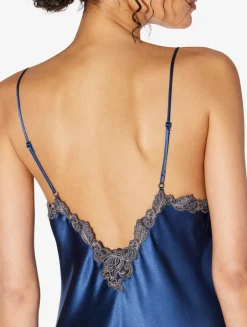 La Perla Long Nightgown With Frastaglio< Slips & Dresses|Silk Sleepwear