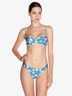 La Perla Printed Bandeau Bikini Top< Bikinis