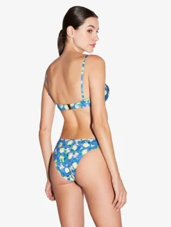 La Perla Printed Bikini Brief With Pleat Detailing< Bikinis