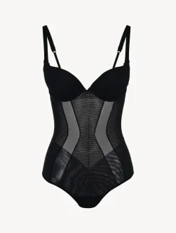 La Perla Bodysuit In Stretch Tulle< Bodysuits & Bustiers|Shapewear