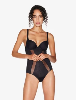 La Perla Bodysuit In Stretch Tulle< Bodysuits & Bustiers|Shapewear