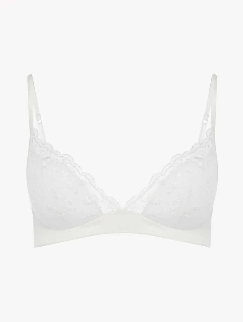 La Perla Bralette In Lys With Embroidered Tulle< Bandeau|Bralette
