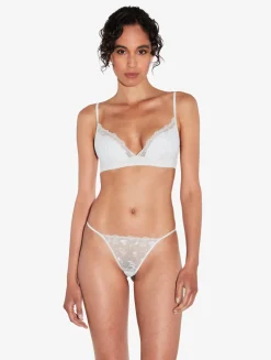 La Perla Bralette In Lys With Embroidered Tulle< Bandeau|Bralette