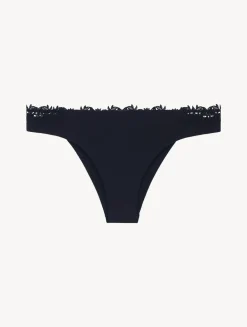 La Perla Brazilian Brief In Lycra With Macrame< Brazilian