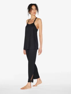 La Perla Camisole In Modal With Embroidered Tulle< Camisoles|Pajamas
