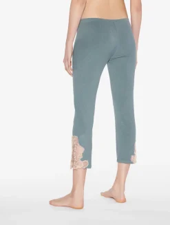 La Perla Cashmere Blend Ribbed Trousers In Sleepy Dream With Frastaglio< Pajamas|Loungewear