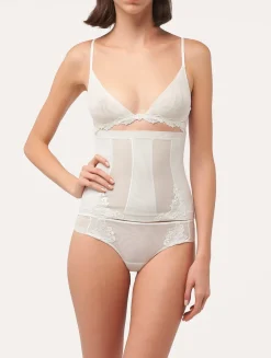 La Perla Corset In Stretch Tulle< Bodysuits & Bustiers|Shapewear