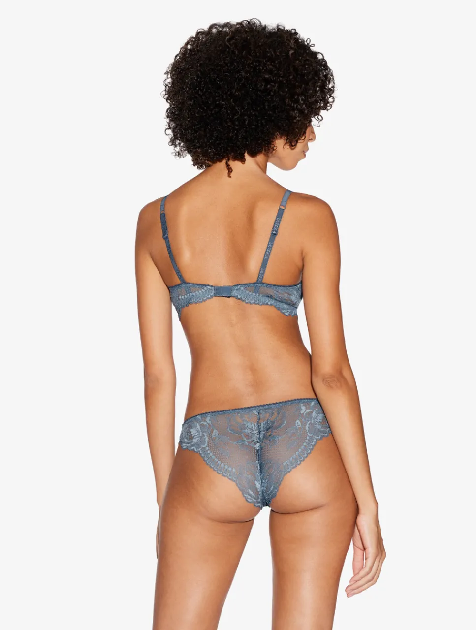 La Perla Dark Lace Balconette Bra< Balconette|Underwired