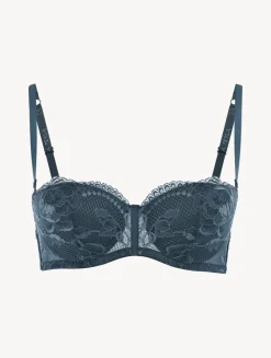 La Perla Dark Lace Bandeau Bra< Bandeau|Padded