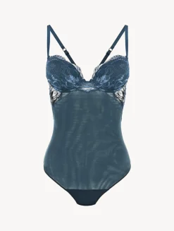 La Perla Dark Lace Bodysuit< Bodysuits & Bustiers