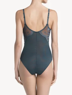 La Perla Dark Lace Bodysuit< Bodysuits & Bustiers