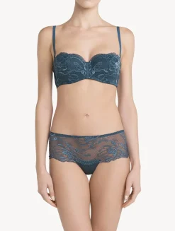 La Perla Dark Lace Boyshort Brief< Hipster