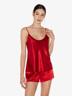 La Perla Garnet Silk Pajama Shorts< Pajamas|Sleep Shorts & Trousers