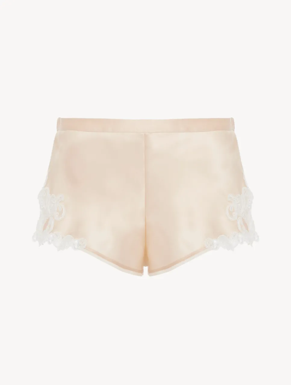 La Perla Halo Silk Sleep Shorts With Frastaglio< Pajamas|Sleep Shorts & Trousers