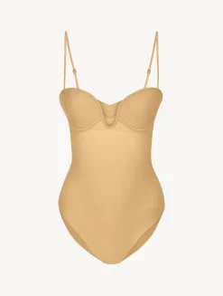 La Perla Hazel-coloured Underwired Padded U-bra Bodysuit< Bodysuits & Bustiers|Shapewear