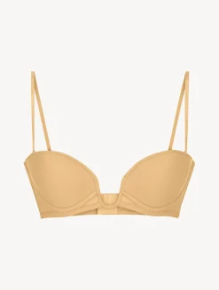 La Perla Hazel-coloured Underwired Padded Bandeau U-bra< Bandeau|Padded