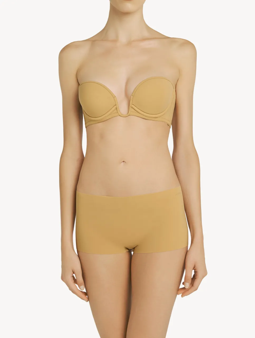 La Perla Hazel-coloured Underwired Padded Bandeau U-bra< Bandeau|Padded