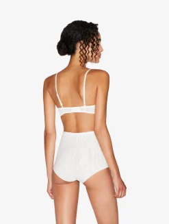 La Perla High-waisted Briefs In Stretch Tulle< High-Waist|Shapewear