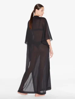 La Perla Kaftan In With Beading< Beach Coverups