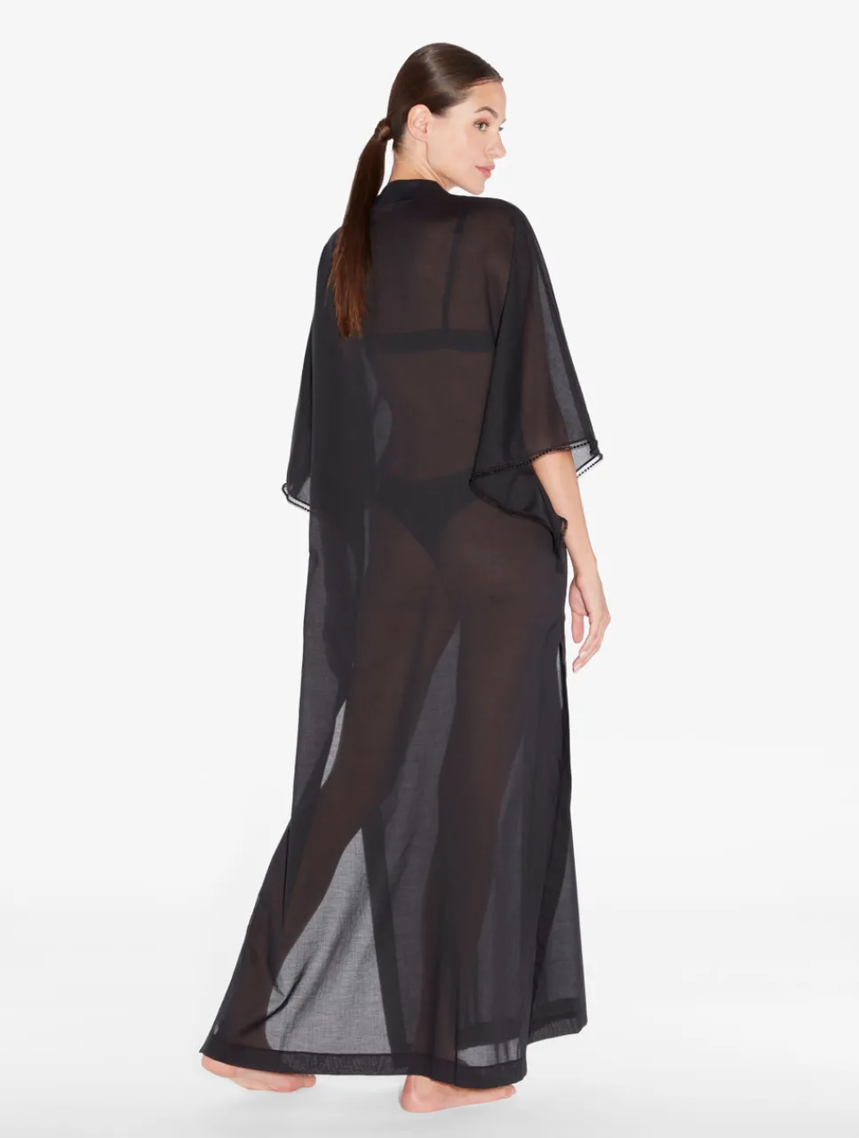 La Perla Kaftan In With Beading< Beach Coverups