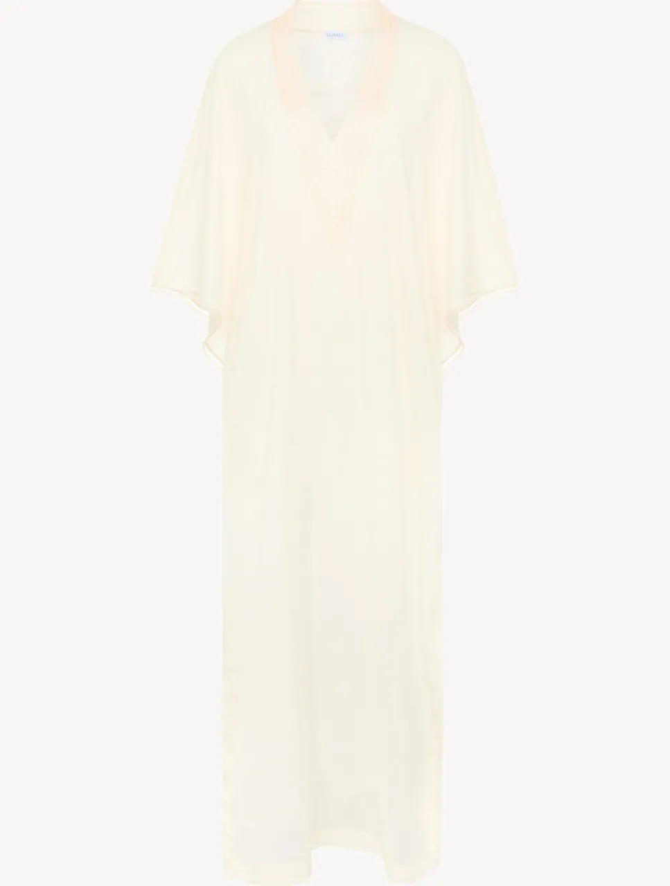 La Perla Kaftan In Champagne With Beading< Beach Coverups