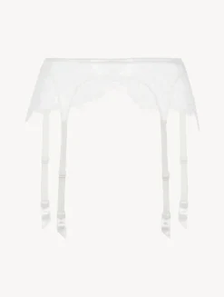 La Perla Lace Suspender Belt In Natural< Garter Belts