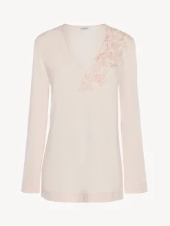La Perla Long-sleeved Top In Modal< Camisoles|Pajamas